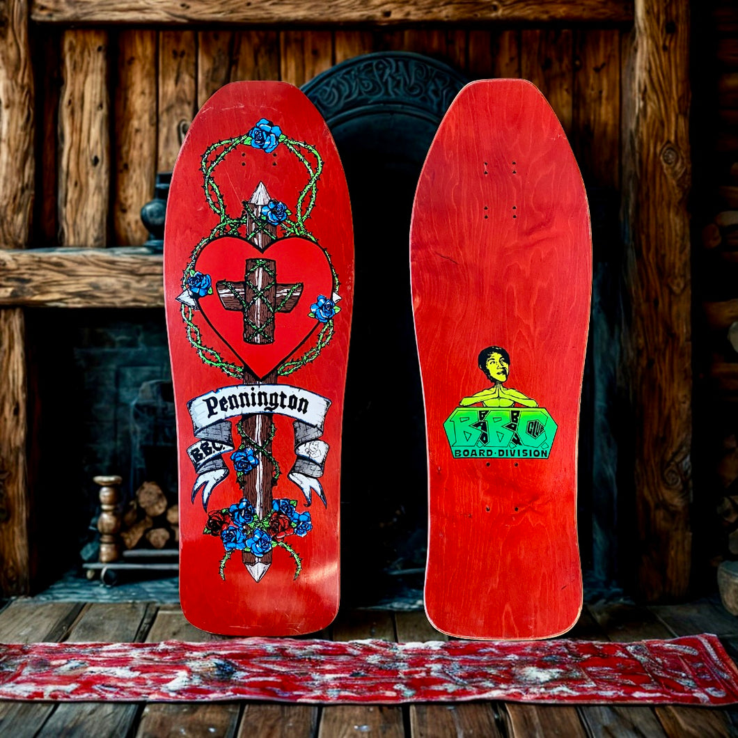 BBC Bryan Pennington CRUCIFIX HAND-PAINTED, LIMITED EDITION 10.3