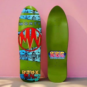 Monty Nolder BBC LIMITED EDITION Deck 9.5"x32" HAND PAINTED (1 of 1)