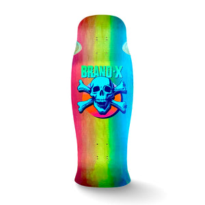 Knucklehead ONE OF A KIND, FLUORESCENT & GLOW IN DARK Hammerhead Deck 10.6"x31" HAND-PAINTED(1 of 1)