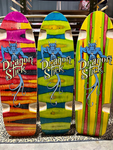 Dragon Stick ONE-OF-A-KIND & HAND-PAINTED CRUISER Deck or Complete 8.5”x31”