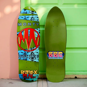 Monty Nolder BBC LIMITED EDITION Deck 9.5"x32" HAND PAINTED (1 of 1)