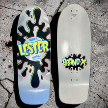 Load image into Gallery viewer, Lester Kasai 10”x30” HAND-PAINTED, NEON, FLOCKED Limited Edition Deck (1 of 10)
