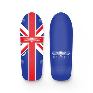 Flagship 10"x30” HAND PAINTED GRAPHICS, BLUE STAIN Limited Edition Deck (PRE-ORDER, APRIL)