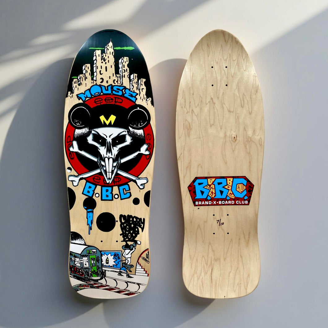 BBC Jamie Mosberg Mouse Skull 10.3”x31” HAND-PAINTED, LIMITED EDITION (1 of 10)