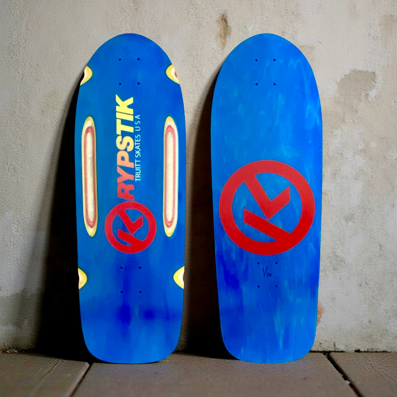 Krypstik Routed 10”x30” Limited Edition Deck HAND-PAINTED (1 of 10