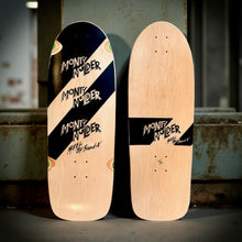 Load image into Gallery viewer, Monty Nolder STRIPES Limited Edition Deck 10”x30” HAND-PAINTED (1 of 9)
