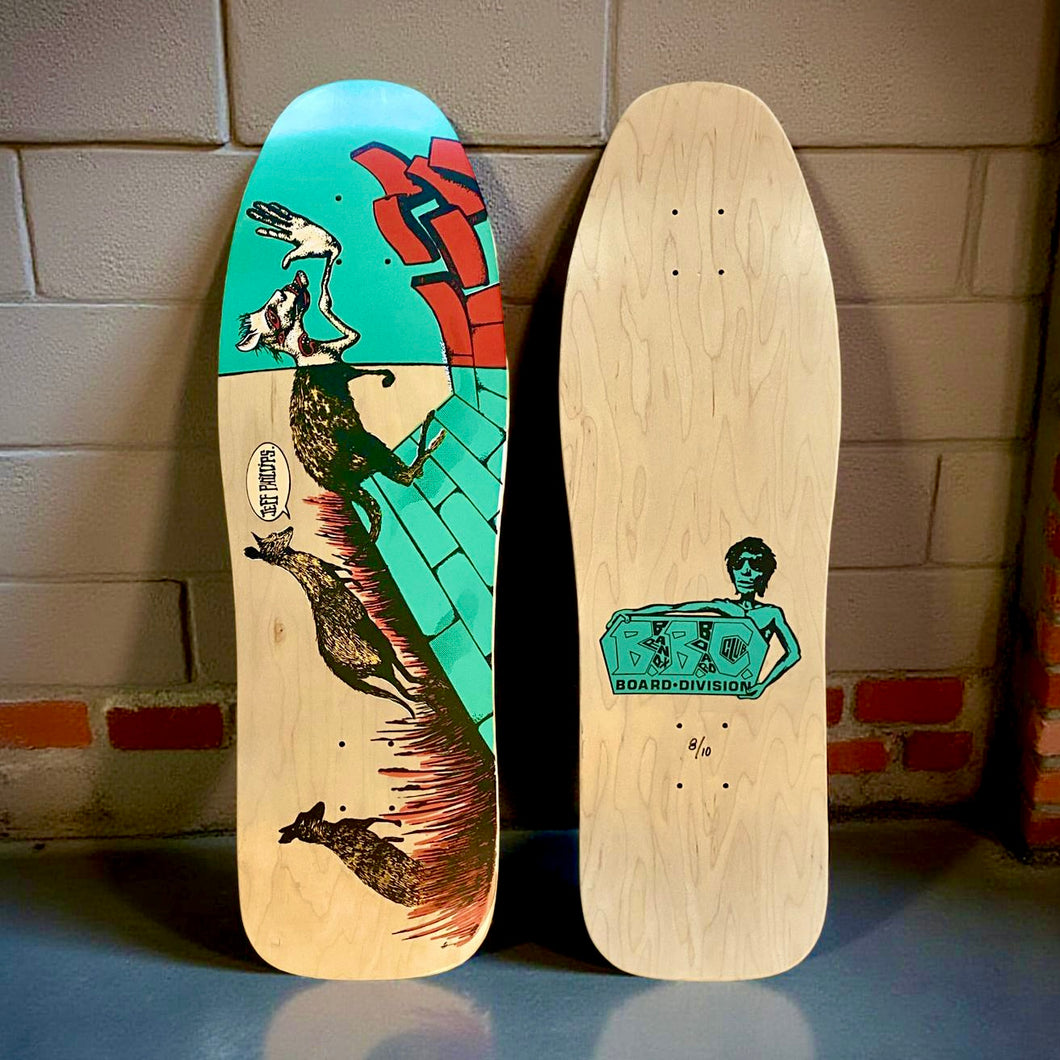 Jeff Phillips Kangaroo Limited Edition BBC Deck, HAND-PAINTED 10