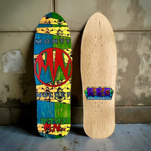 Load image into Gallery viewer, WAFFLE EVENT TICKET: BBC Monty Nolder Mini Deck 9.5”x32” HAND-PAINTED (8-28-25)
