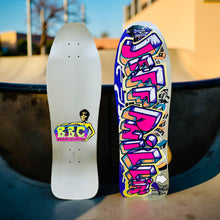 Load image into Gallery viewer, Jeff Phillips GRAFFITI Ultra Limited Edition, Metallic Silver HAND-PAINTED BBC Deck (1 of 1)
