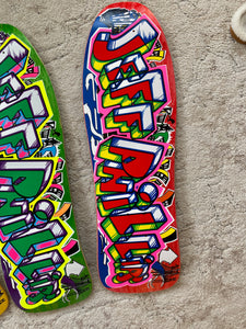 BLEMISHED: Jeff Phillips GRAFFITI Limited Edition, HAND PAINTED BBC Decks
