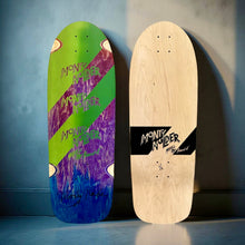 Load image into Gallery viewer, Monty Nolder ONE OF A KIND, HAND-PAINTED &amp; AUTOGRPAHED Deck 10&quot;x30&quot; (1 of 1)
