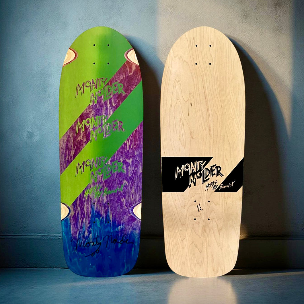 Monty Nolder ONE OF A KIND, HAND-PAINTED & AUTOGRPAHED Deck 10