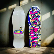 Load image into Gallery viewer, Jeff Phillips GRAFFITI Ultra Limited Edition, Metallic Silver HAND-PAINTED BBC Deck (1 of 1)
