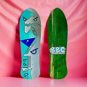 WAFFLE EVENT TICKET: BBC Head Board 9.4”x31.5”, HAND-PAINTED Deck (1 of 15)