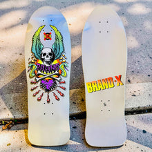 Load image into Gallery viewer, X-Con Limited Edition, Metallic Silver, HAND-PAINTED 10"x30" Deck (1 of 4)

