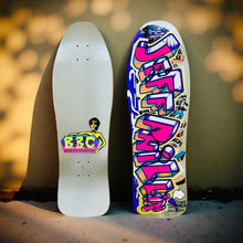 Load image into Gallery viewer, Jeff Phillips GRAFFITI Ultra Limited Edition, Metallic Silver HAND-PAINTED BBC Deck (1 of 1)
