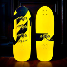 Load image into Gallery viewer, Monty Nolder STRIPES Limited Edition ROUTED Deck 10”x30” HAND-PAINTED (1 of 5)
