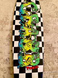 Dave Crabb 10”x40” HAND PAINTED, ONE OF A KIND Longboard COMPLETE (1 of 1)