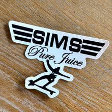 Load image into Gallery viewer, Sims Pure Juice B/W Sticker 5”
