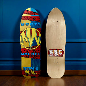 Monty Nolder BBC LIMITED EDITION Deck 9.5"x32" HAND PAINTED (1 of 1)