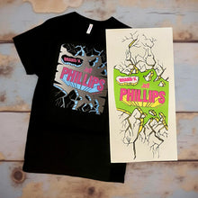 Load image into Gallery viewer, Jeff Phillips BREAKOUT Limited Edition Shirt &amp; Poster Combo (HAND-PAINTED) (1 of 5)
