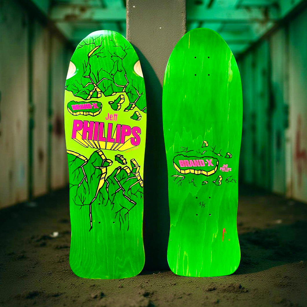 Jeff Phillips Breakout Deck 10”x30” HAND-PAINTED, LIMITED EDITION (1 of 5)