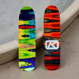 Denny Riordon Stick Man FREESTYLE ONE OF A KIND Deck 7.3” x 27.75” HAND PAINTED & AUTOGRAPHED (1 of 1)