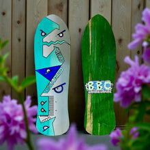 Load image into Gallery viewer, WAFFLE EVENT TICKET: BBC Head Board 9.4”x31.5”, HAND-PAINTED Deck (1 of 15)
