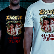 Load image into Gallery viewer, Exodus 40 Years of Blood SHIRT or HOODIE
