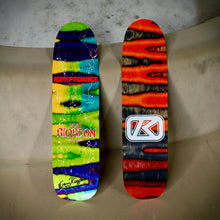 Load image into Gallery viewer, Denny Riordon Stick Man FREESTYLE ONE OF A KIND Deck 7.3” x 27.75” HAND PAINTED &amp; AUTOGRAPHED (1 of 1)
