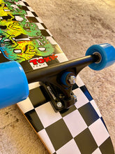 Load image into Gallery viewer, Dave Crabb 10”x40” HAND PAINTED, ONE OF A KIND Longboard COMPLETE (1 of 1)
