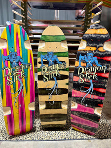 Dragon Stick ONE-OF-A-KIND & HAND-PAINTED CRUISER Deck or Complete 8.5”x31”