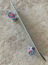 Load image into Gallery viewer, Denny Riordon Jester FREESTYLE Limited Edition 7.3”x28” HAND PAINTED (1 of 15) COMPLETE SKATEBOARD
