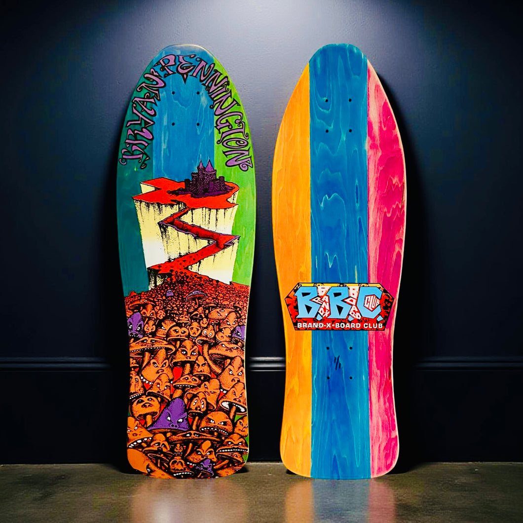 WAFFLE GIVEAWAY TICKET: BBC Bryan Pennington Mushrooms ONE-OF-A-KIND & HAND-PAINTED Deck