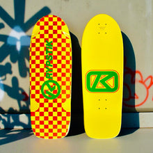 Load image into Gallery viewer, Krypstik Checkerboard 10&quot;x30” Deck HAND-PAINTED (1 of 5)
