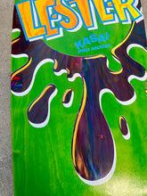 Load image into Gallery viewer, Lester Kasai 10”x40” HAND PAINTED, ONE OF A KIND Longboard COMPLETE (1 of 1)
