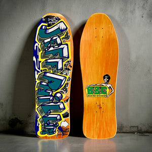 BLEMISHED: Jeff Phillips GRAFFITI Limited Edition, HAND PAINTED BBC Deck (1 of 20)