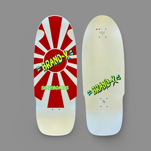 Rising Sun 11”x31” Stinger Deck - HAND PAINTED (1 of 3)
