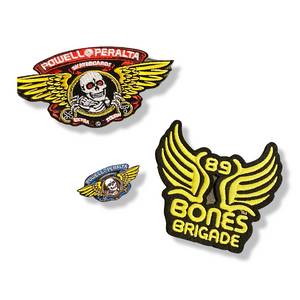 Powell & Bones Brigade Embroidered Patches & Pins