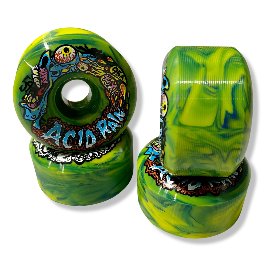 Acid Rain MED-HARD SUPERTHANE Wheels 59mm/95A – Brand-X Skateboards