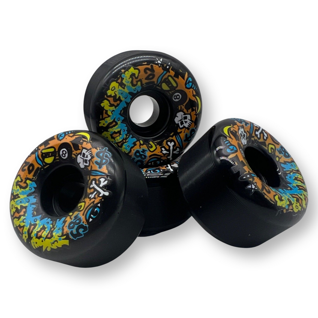 Toxic Team VERY HARD Wheels 58mm/102A