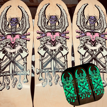 Load image into Gallery viewer, Eddy Gein, Limited Edition, Hand-Painted GLOW-IN-THE-DARK 10"x30” (PRE-ORDER, SEPTEMBER)

