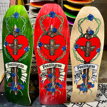 Load image into Gallery viewer, Bryan Pennington BBC Crucifix HAND-PAINTED, LIMITED-EDITION Deck 10.3"x30.5" (1 of 10)
