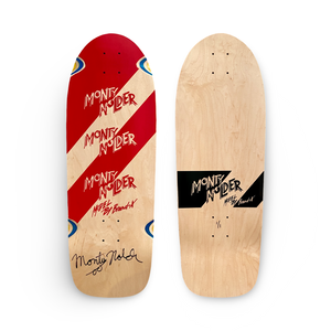Monty Nolder ONE OF A KIND, HAND-PAINTED Deck 10"x30" (1 of 1)