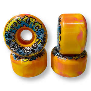 Toxic Team VERY HARD Wheels 56mm/102a