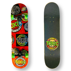 Toxic Team Pop COMPLETE SKATEBOARD