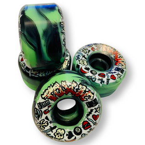 Toxic Team VERY HARD Wheels 53mm/102a