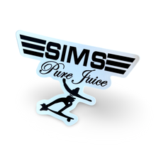Load image into Gallery viewer, Sims Pure Juice B/W Sticker 5”
