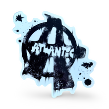 Load image into Gallery viewer, Atlantic Anarchy B/W Sticker 5”

