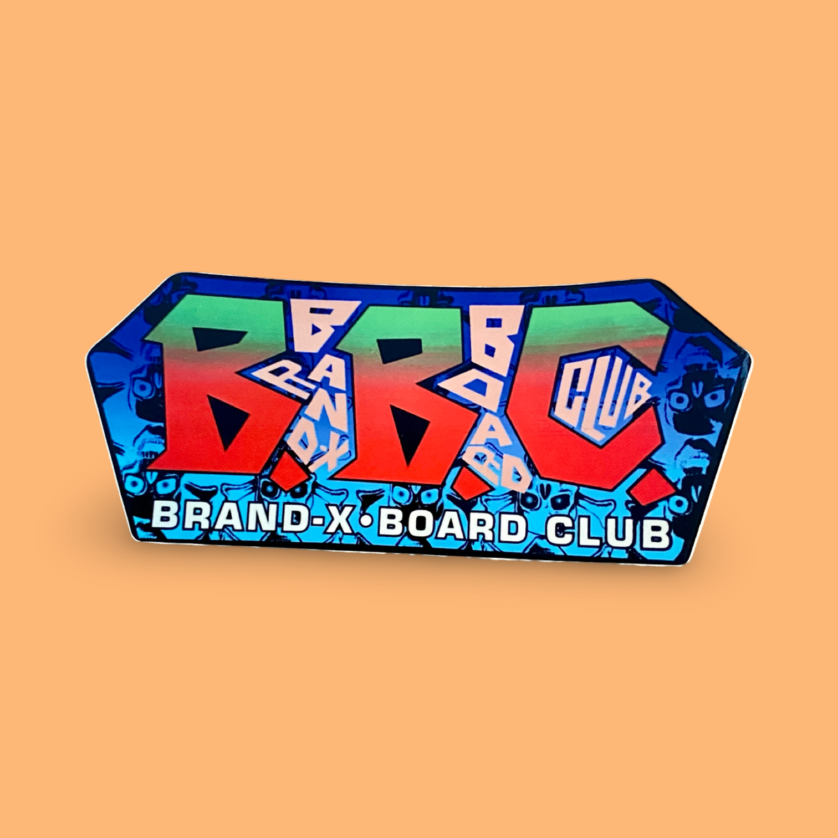 BBC Sticker 6.1” – Brand-X Skateboards